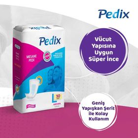 Pedix Unisex Büyük Boy 10 Adet Mesane Pedi