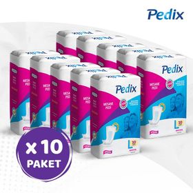 Pedix Unisex Büyük Boy 10x10 Adet Mesane Pedi