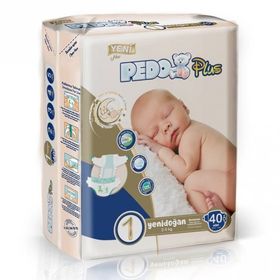 Pedo Plus No:1 Yenidoğan 200 Adet Bebek Bezi