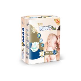 Pedo Plus No:2 Mini 74 Adet Bebek Bezi