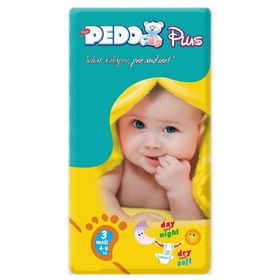 Pedo Plus No:3 Midi Bebek Bezi