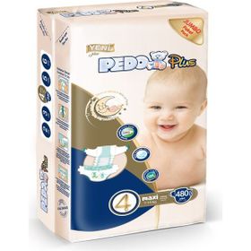 Pedo Plus No:4 Maxi 480 Adet Bebek Bezi