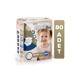 Pedo Plus No:6 XLarge 80 Adet Bebek Bezi