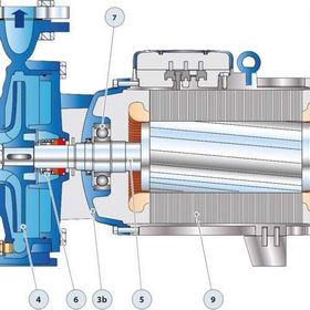 Pedrollo F 80/160B 25 HP Flanşlı Santrifüj Pompa