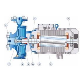 Pedrollo F 80/160B 25 HP Flanşlı Santrifüj Pompa