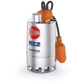 Pedrollo RXm 5/40 Flatörlü Full Paslanmaz Drenajlar Monofaze 220V 13 mss 22.8 m³/h Dalgıç Pompa