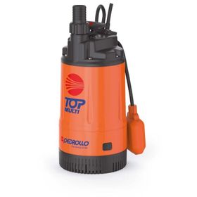 Pedrollo TOP MULTI 2 Flatörlü Plastik Gövdeli Drenaj 42 mss 4.8 m³/h Dalgıç Pompa