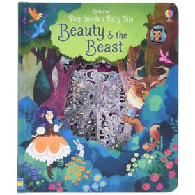 Peep Inside A Fairy Tale Beauty And The Beas-Usborne Yayınları