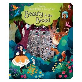 Peep Inside A Fairy Tale Beauty the Beast-Usborne Publishing