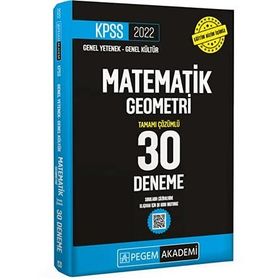 Pegem 2022 KPSS GY-GK Matematik Geometri 30 Deneme