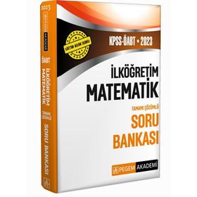 Pegem 2023 KPSS ÖABT İlköğretim Matematik Soru Bankası