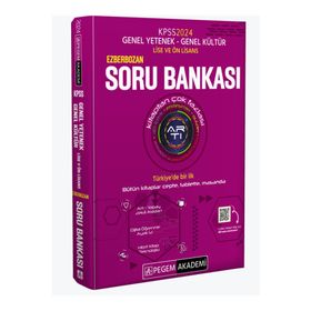 Pegem 2024 KPSS Genel Yetenek Genel Kültür Lise ve Önlisans Ezberbozan Soru Bankası