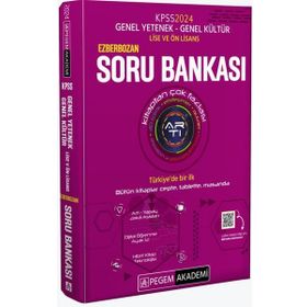 Pegem 2024 KPSS Genel Yetenek Genel Kültür Lise ve Önlisans Ezberbozan Soru Bankası