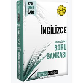 Pegem 2024 Kpss Oabt İngilizce Soru Bankası