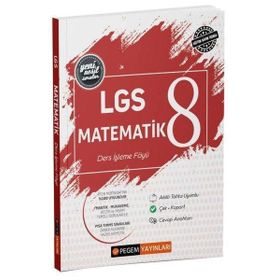 Pegem Akademi 2022 8. Sınıf LGS Matematik Ders İşleme Föyü