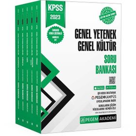 Pegem Akademi 2023 KPSS Genel Yetenek Genel Kültür Tamamı Çözümlü Soru Bankası Seti