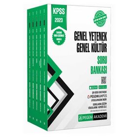 Pegem Akademi 2023 KPSS Genel Yetenek Genel Kültür Tamamı Çözümlü Soru Bankası Seti