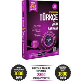 Pegem Akademi 2024 Ezberbozan Kpss Genel Yetenek Genel Kültür Türkçe Soru Bankası