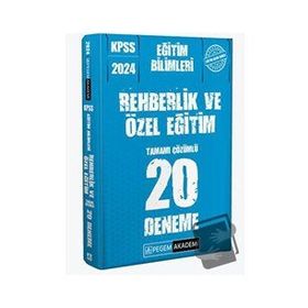 Pegem Akademi 2024 KPSS Eğitim Bilimleri Rehberlik ve Özel Eğitim 20 Deneme