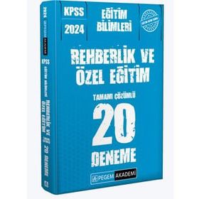 Pegem Akademi 2024 KPSS Eğitim Bilimleri Rehberlik ve Özel Eğitim 20 Deneme