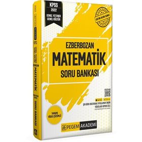 Pegem Akademi Genel Yetenek Genel Kültür Ezberbozan Matematik Soru Bankası