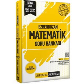 Pegem Akademi Genel Yetenek Genel Kültür Ezberbozan Matematik Soru Bankası