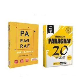 Pegem Akademi Kpss Paragraf 20 Deneme ve Akm Paragraf Soru Bankası Seti 2 Kitap