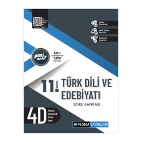 Pegem Akademi Yayıncılık 11. Sınıf Türk Dili ve Edebiyatı Soru Bankası