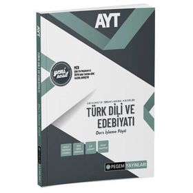 Pegem Akademi Yayıncılık 2022 AYT Türkdili ve Edebiyatı Ders İşleme Föyü