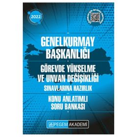 Pegem Akademi Yayıncılık 2022 Genelkurmay Başkanlığı Görevde Yükselme Konu Anlatımlı Soru Bankası