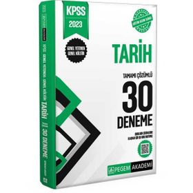 Pegem Akademi Yayıncılık 2023 Kpss Genel Kültür Genel Yetenek Tarih 30 Deneme