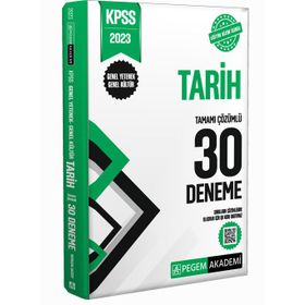 Pegem Akademi Yayıncılık 2023 Kpss Genel Kültür Genel Yetenek Tarih 30 Deneme