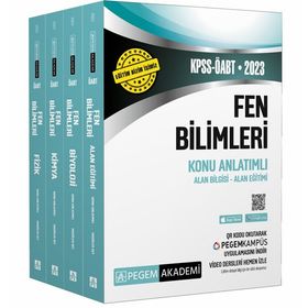 Pegem Akademi Yayıncılık 2023 KPSS ÖABT Fen Bilimleri Konu Anlatımlı