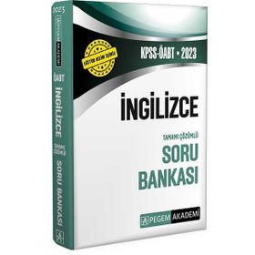 Pegem Akademi Yayıncılık 2023 KPSS ÖABT İngilizce Soru Bankası