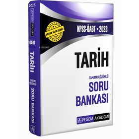 Pegem Akademi Yayıncılık 2023 Kpss Öabt Tarih Soru Bankası