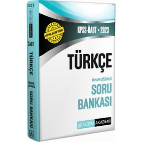 Pegem Akademi Yayıncılık 2023 KPSS ÖABT Türkçe Soru Bankası