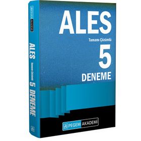 Pegem Akademi Yayıncılık - 2024 ALES Tamamı Çözümlü 5 Deneme