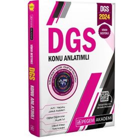 Pegem Akademi Yayıncılık - 2024 DGS Konu Anlatımlı