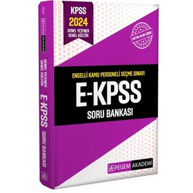 Pegem Akademi Yayıncılık 2024 E-KPSS Soru Bankası