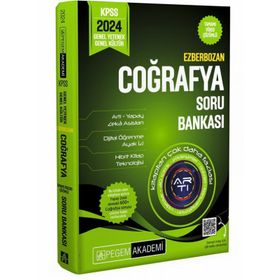 Pegem Akademi Yayıncılık 2024 Ezberbozan KPSS Genel Yetenek Genel Kültür Coğrafya Soru Bankası