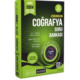 Pegem Akademi Yayıncılık 2024 Ezberbozan KPSS Genel Yetenek Genel Kültür Coğrafya Soru Bankası