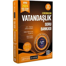 Pegem Akademi Yayıncılık 2024 Ezberbozan KPSS Genel Yetenek Genel Kültür Vatandaşlık Soru Bankası