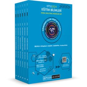Pegem Akademi Yayıncılık 2024 KPSS Eğitim Bilimleri Konu Anlatımlı Modüler Set