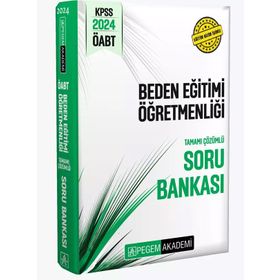 Pegem Akademi Yayıncılık 2024 KPSS ÖABT Beden Eğitimi Soru Bankası