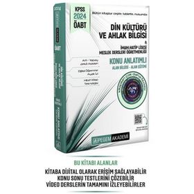 Pegem Akademi Yayıncılık 2024 KPSS ÖABT Din Kültürü ve Ahlak Bilgisi İmam Hatip Lisesi Meslek Lisesi Konu Anlatımlı