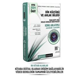 Pegem Akademi Yayıncılık 2024 KPSS ÖABT Din Kültürü ve Ahlak Bilgisi İmam Hatip Lisesi Meslek Lisesi Konu Anlatımlı