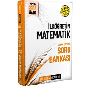 Pegem Akademi Yayıncılık 2024 KPSS ÖABT İlköğretim Matematik Soru Bankası