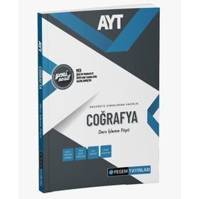 Pegem Akademi Yayıncılık AYT Coğrafya Ders İşleme Föyü