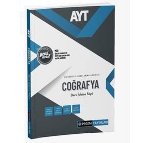 Pegem Akademi Yayıncılık AYT Coğrafya Ders İşleme Föyü