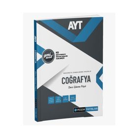 Pegem Akademi Yayıncılık AYT Coğrafya Ders İşleme Föyü